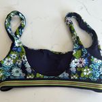 Aerie  Blue and Green Crop Top with Vibrant Design Photo 6