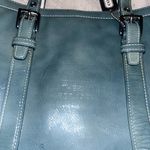 Coach Sage Green Leather Tote Photo 3