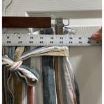 Madewell  Tie-Waist Huston Pull-On Crop Pants Size Small in Stripe Linen Blend Photo 7