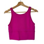 Lululemon Power Pivot Ribbed Sonic Pink Crop Athletic Tank Top 6 Photo 2