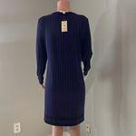 Michael Kors Elegant PURPLE/BLACK Patterned BODYCON FORMAL Dress LARGE NWT #116 Photo 9