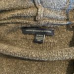 American Eagle Medium Gray Hooded Sweater Photo 4
