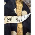 Old Navy Women's  Navy & White Polka Dot Crew Neck Sweater XL Photo 3