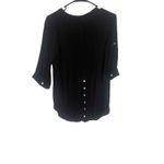 Love Tree  Women's Size Large Light Weight‎ Sheer Button Up Blouse Photo 5