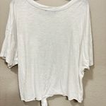 Sanctuary Oversized Slouchy Knot Hem Pocket Short Sleeve Top- Size O/S Photo 1