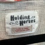 Anthropologie Holding Horses Pink Pocket Blushed Plaid Buttondown Shirt Size L Photo 7