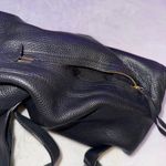 Tory Burch  Brody pebbled Leather black Backpack Photo 6