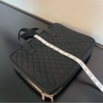 NWT Everfun Toiletry organizer Bag, make up bag, black, full zip, expandable Black Photo 6