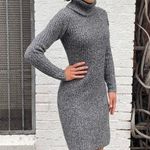 Michael Kors  timeless knit turtlenck grey  sweater dress sz xs Photo 1
