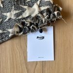 Star Print Bandeau Top Black Size M Photo 3