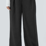 Halara  Pinstripe Wide Leg Pleat Front Pants XL Photo 0