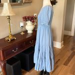 Allegra K Powder Blue Smocked Midi Dress New Photo 1