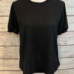RILEY & RAE Blouse Short Sleeve Black with Ruffle Sleeves Photo 0