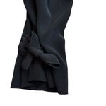 Club Monaco Women’s 10 Wide Leg Crop Pant Black Tie Ankle Office Casual Comfy Photo 9