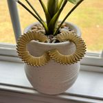 Target Tan Hoop Earrings Photo 0