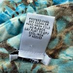 Cache turquoise, brown, white, animal leopard floral print dress Sz 2 Photo 25