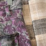 Hue  Gray And Purple Floral Jeggings Size‎ Small Photo 6