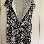 Pendleton  Abstract Black and White linen blend Dress size 14 Photo 4