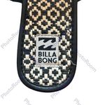 Billabong Suns Out Black and White Slide Sandals Photo 1