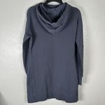 American Giant Hoodie Dress Womens Size Small Spellbound Blue Sweatshirt Tunic Photo 3