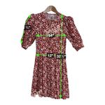 Reformation NWT Laylin Floral Red White Mini Dress Size 0 Flower Girl Boho Photo 6