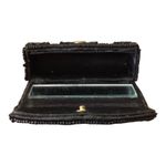 Vintage Beaded Evening Lipstick Case Holders Lot Red & Black Floral With Mirrors Photo 5