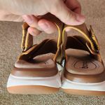 Bionica ANDRYA CRISSCROSS SLINGBACK SANDAL Tan Size 7 Photo 2