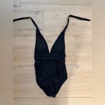 Cupshe NEW 1 Piece Swimsuit Bathing Suit Tummy Control Halter Backless Ruched M Photo 3