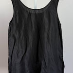 EXPRESS  Compagnie Internationale Black‎ 100% Silk Sleeveless Top Tank Photo 0