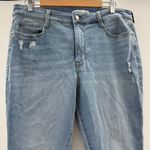 Nine West  Skinny Ankle Light Wash Raw Hem High Rise Jeans‎ Sz 16 Photo 1