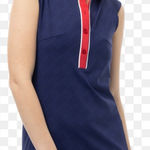 SANSOLEIL Navy Blue Sleeveless Golf Tennis Dress Size M Photo 1
