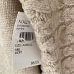 BLANK NYC Horizontal Cable Crewneck Sweater Tan Aspen NWTs size XS Photo 6