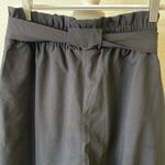 Grace Karin  - Women's Super-High Rise Tapered Ankle Pull-On Paperbag Pants Photo 6