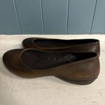 Crocs  Womens Sz 7 Ballet Flats Brown Speckled Slip‎ On Breathable Walking Flats Photo 4