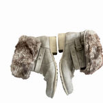 Jellypop  Buckle Detail Side Zip Faux Fur Booties Sz‎ 9 Photo 1
