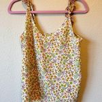 Scotch & Soda  Multi Colored Floral Ruffled Tank Top Womens S Beachy Summer Photo 0