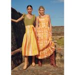 Marie Oliver NWT  Prima Linen & Silk-Blend Maxi Dress Sz S Photo 1