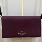 Kate Spade  Burgundy Crossbody wallet/iPhone bag Photo 0