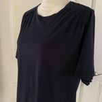 Rebecca Taylor Navy Short Sleeve Crewneck Tee Photo 7