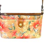 Patricia Nash  Alyssa Italian Floral leather  crossbody shoulder bag. Photo 12