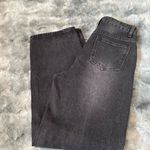Bagguie Black Flare Wide Leg Jeans with Distressed Knees Photo 6