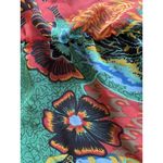 Poetry Tank Top Size Large Colorful Lightweight Flowing Artsy Polyester Lined Photo 5