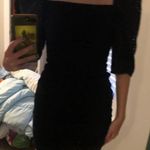 H&M Black eyelet puff sleeve dress Photo 1