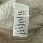 Athleta  Cabo Tide Linen Jogger Pants Womens Size 16T Tall Beige‎ Camo Drawstring Photo 6