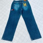 Tommy Hilfiger Y2K Jeans Denim Letterman Patches Embroidered Academia Monogram Photo 8