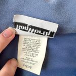 American Vintage Vintage blue faux suede cottagecore grandma embroidered long sleeve button up Photo 5