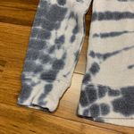 Democracy Tie Dye Pullover Womens XS Blue Metallic Mock Neck Long Sleeve Top Photo 2