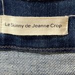 frame denim  Le Skinny de Jeanne Crop Jeans Shredded Hem Size 26 Photo 6