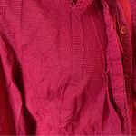 Norma Kamali  Red White Dot Bow Blouse Size XL Photo 1