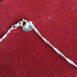 Silver chain vintage necklace 3 silver rings Photo 1